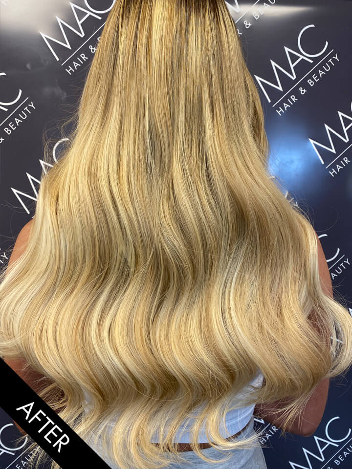 Hair extensions after