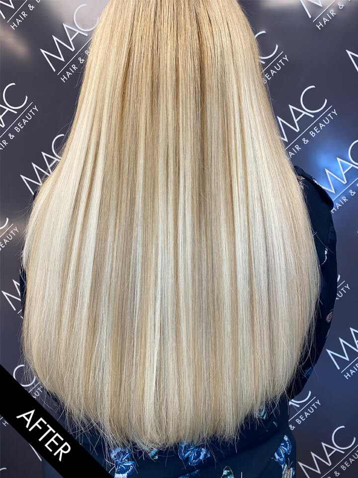 Hair extensions after