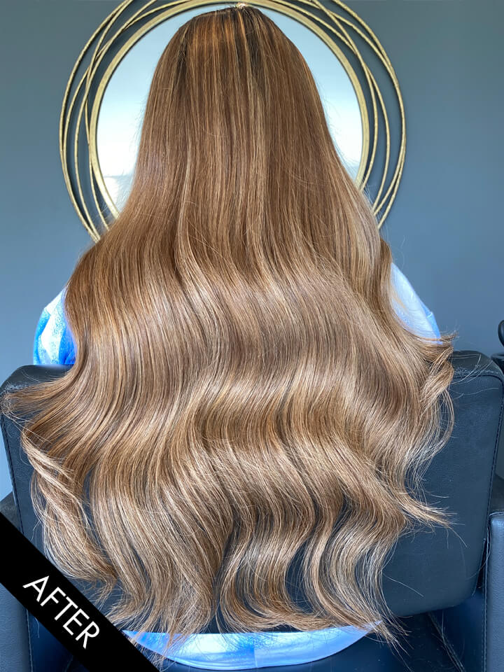 Hair extensions after