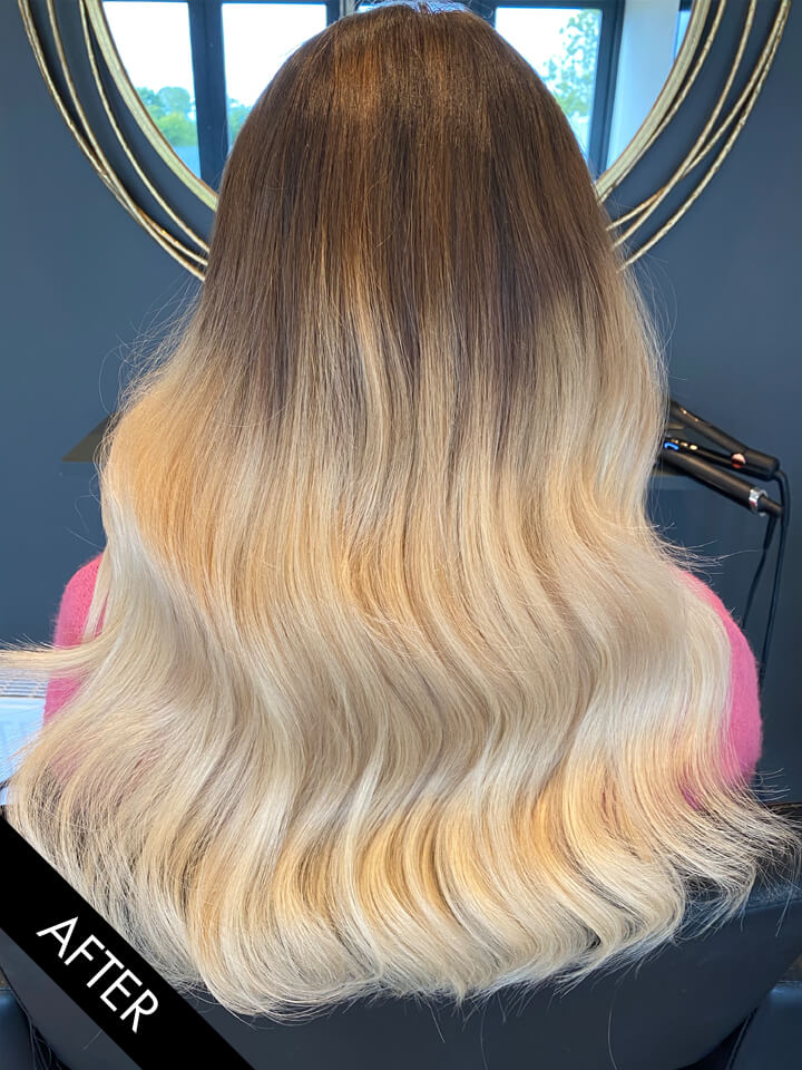 Hair extensions after