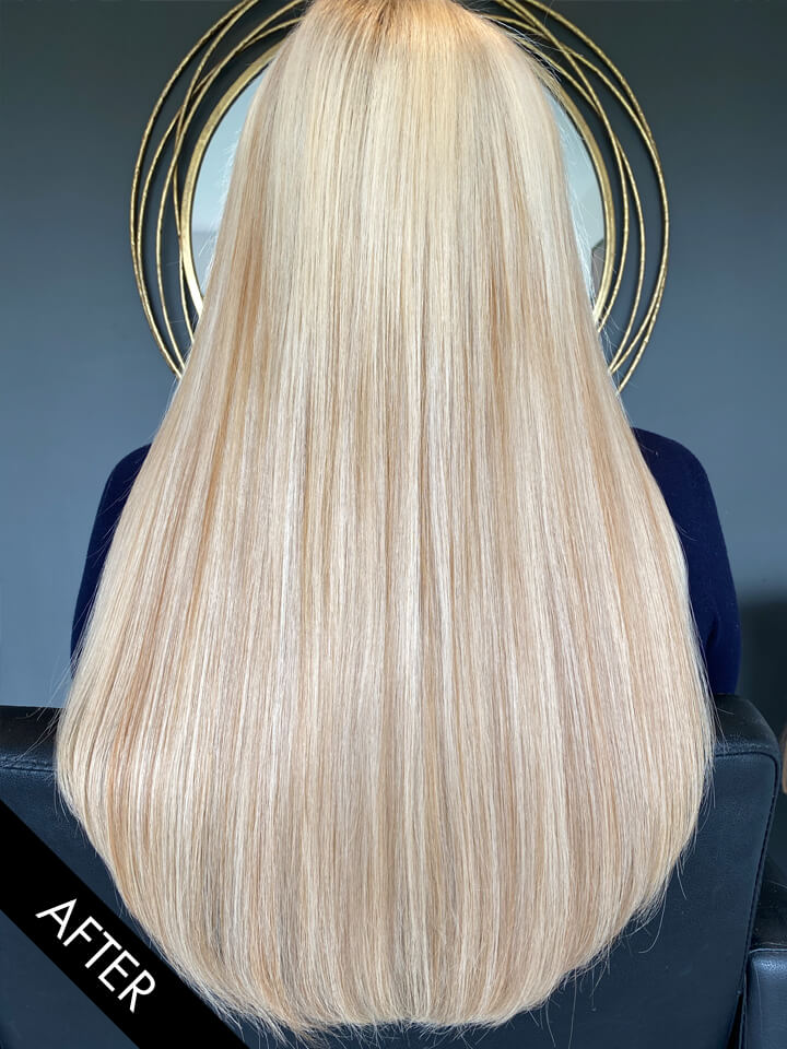 Hair extensions after